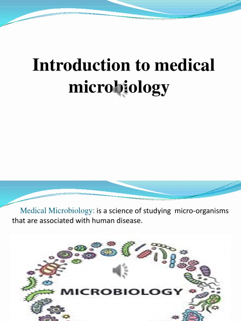 Introduction To Medical Microbiology PDF Microbiology