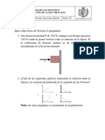 Quiz Sobre Leyes de Newton