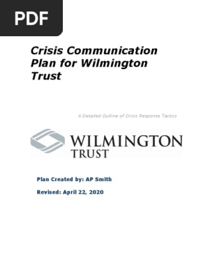 crisis communication plan