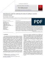 2009 Hydrothermal Model For Predicting Fire-Induced Spalling in Concrete