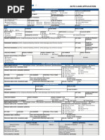 Auto Loan Application