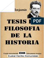 Tesis de Filosofía de La Historia