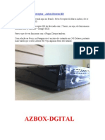 Novo Receptor - Azbox Bravoo HD