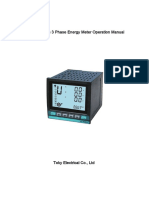 DW9L Series 3 Phase Energy Meter Operation Manual