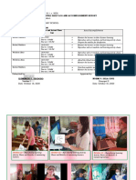 Individual Daily Log and Accomplishment Report: Alternative Work Arrangement Date and Actual Time Logs