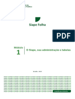 Módulo 1 - O Siape, sua administração e tabelas