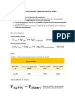 Analisis de Cloruros Por El Metodo de Mohr PDF