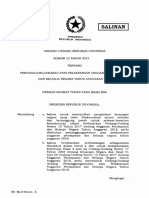 UU Nomor 12 Tahun 2019 PDF