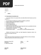 Contoh Surat Keseriusan LOI