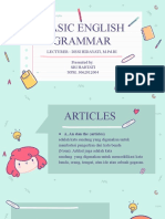 Articles Grammar