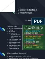 sed464-classroom rules consequences