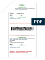 17B Seat:: Boarding Pass