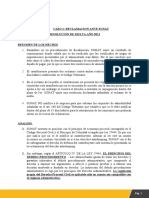 Caso de Principios Del Derecho Administrativo - Casos