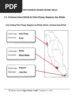 T3 Bab 2 2 1 Perluasan Kuasa British Di Pp S Pura Melaka Pdf