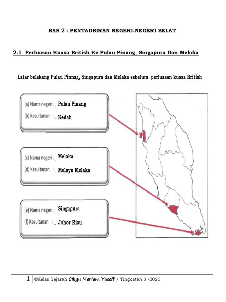 T3 Bab 2 2 1 Perluasan Kuasa British Di Pp S Pura Melaka Pdf