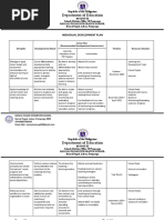 Department of Education: Individual Development Plan