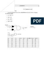 Logic Gate Diagrams and Truth Tables Activity