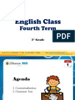 English Class: Fourth Term