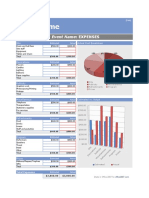 Event Budget For Event Name: EXPENSES