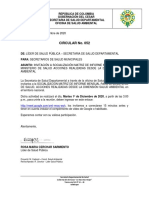 Circular 052 Socialización Matriz de Informe Mensual para El Ministerio de Salud PDF