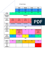 Grade 4 Class Timetable
