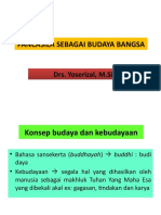 Pancasila Sebagai Budaya Bangsa