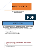 Clase Espondiloartritis Uptodate 2019 PDF