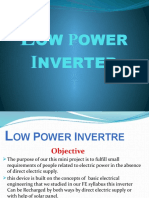 LOW POWER INVERTER