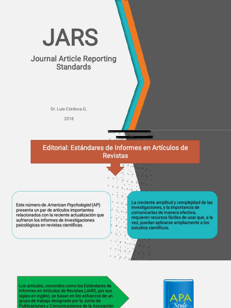 JARS 1.q PDF | PDF | Estadísticas | Validez (Estadísticas)