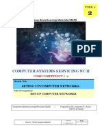 Core 2 CBLM Set Up Computer Networks