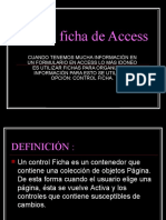 Control Ficha de Access