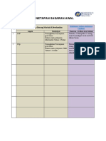 Borang Penetapan Awal Dan Penetapan Semula