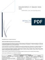 DIAGNÓSTICO DE 2º GRADO 2020