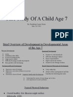 Case Study of A Child Age 7