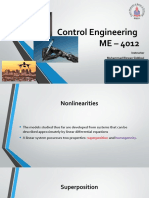 Control Engineering ME - 4012: Instructor Muhammad Rizwan Siddiqui