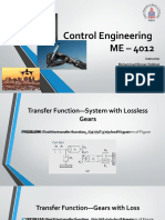 Control Engineering ME - 4012: Instructor Muhammad Rizwan Siddiqui