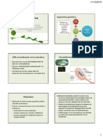 Clase Ingeniería Genética Parte 1