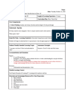 math lesson plan with differentation