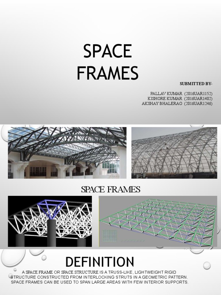 Definition of Space Frame Structures | PDF | Truss | Civil Engineering