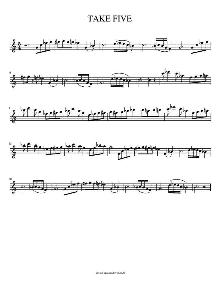 Take Five | PDF