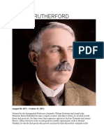 Ernest Rutherford: (August 30, 1871 - October 19, 1937)