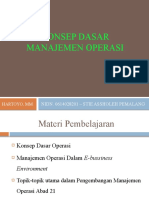 Ke 2 Konsep Dasar Manajemen Operasi