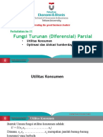 Math EKBIS 11 Fungsi Turunan (Diferensial) Parsial-Lanjutan