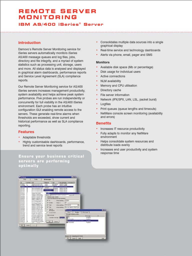 RSM AS400 Iseries Datasheet | PDF | Ibm System I | Server (Computing)