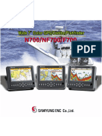GPS - PLOTTER - FISH FINDER (Wide 7) - SAMYUNG N700 - NF700 - Marineelectronic - Eu - Brochure PDF