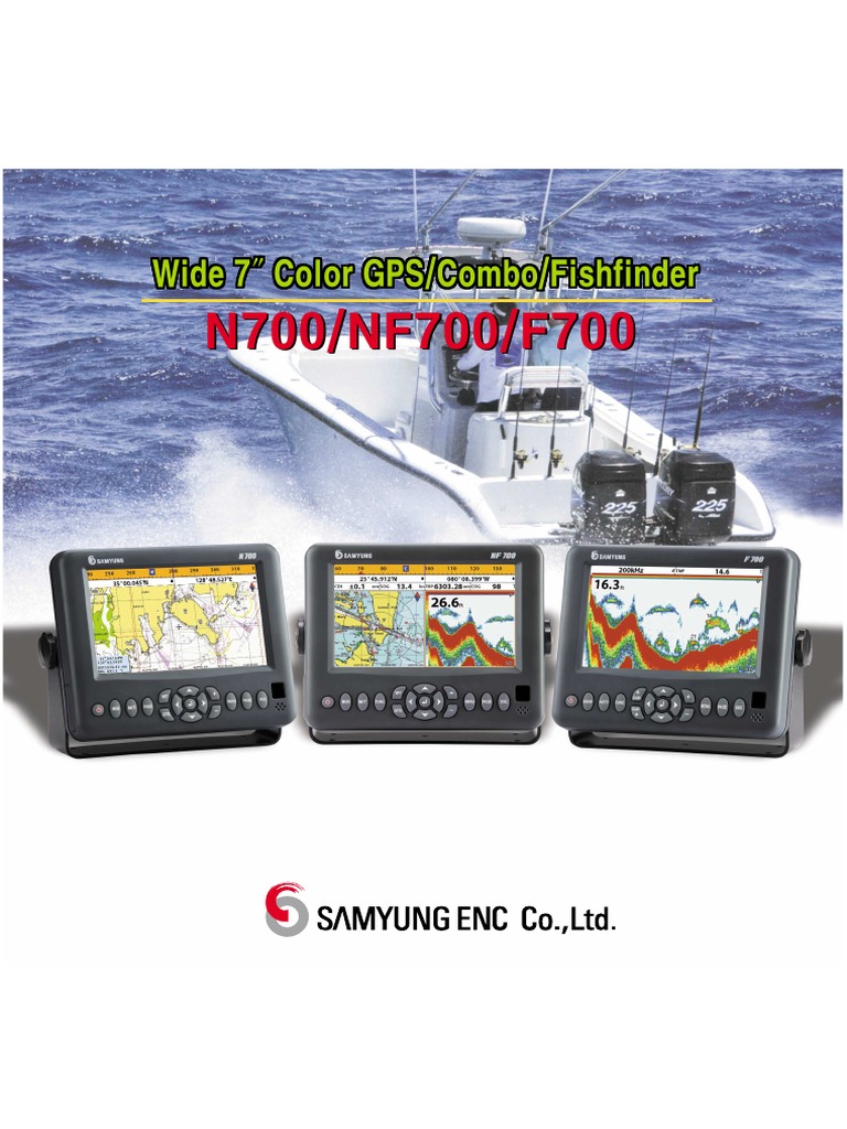 GPS Plotter/Combo/Fish finder Samyung N700/NF700/F700