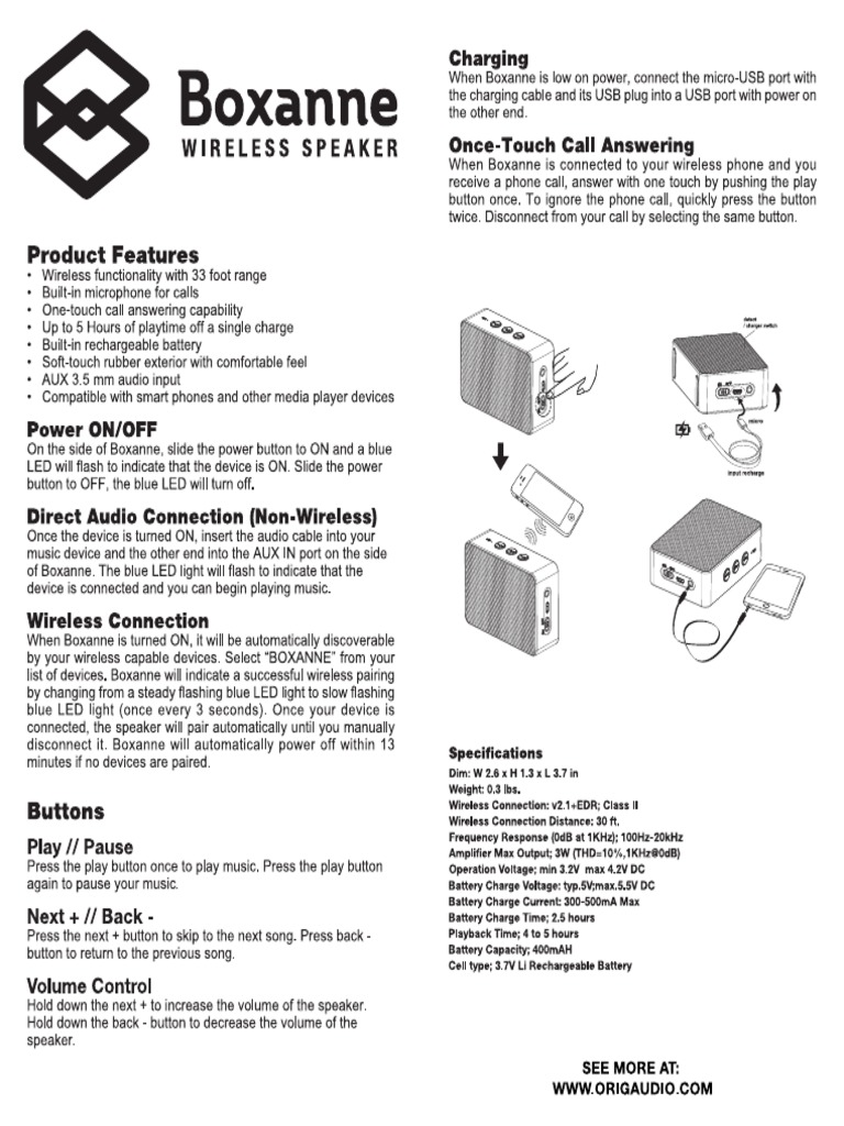 Boxanne Instruction Manual PDF | PDF