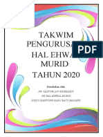 Takwim Pengurusan Hal Ehwal Murid TAHUN 2020: Pn. Kasturi A/P Muniandy GK Hal Ehwal Murid SJK (T) Kampong Baru Batu Matang