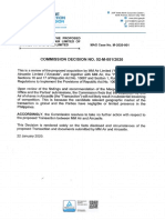 Commission Decision No 02 M 001 2020 - Marubeni Mizuho Aircastle MMAir - 22jan2020 PDF