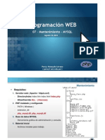 PHP1 Mysql Mantenimiento 2010ago18